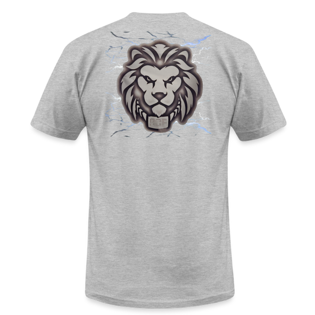 Unisex Jersey T-Shirt by Bella + Canvas ( SCE - T-TRIS THE GEMINI - NEVER SURRENDER - T-SHIRT ) - heather gray