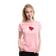 Gildan Ultra Cotton Ladies Adult T-Shirt ( SCE - WARRIORS HEART - T-SHIRT ) - pink