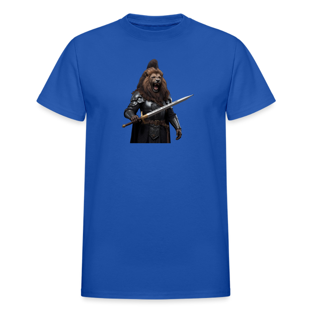 Gildan Ultra Cotton Adult T-Shirt ( T-TRIS THE GEMINI - WE KINGS - SCE - WARRIOR - T-SHIRT ) - royal blue