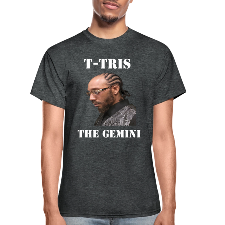 Gildan Ultra Cotton Adult T-Shirt ( T-TRIS THE GEMINI - SCE - WARRIOR - T-SHIRT ) - deep heather