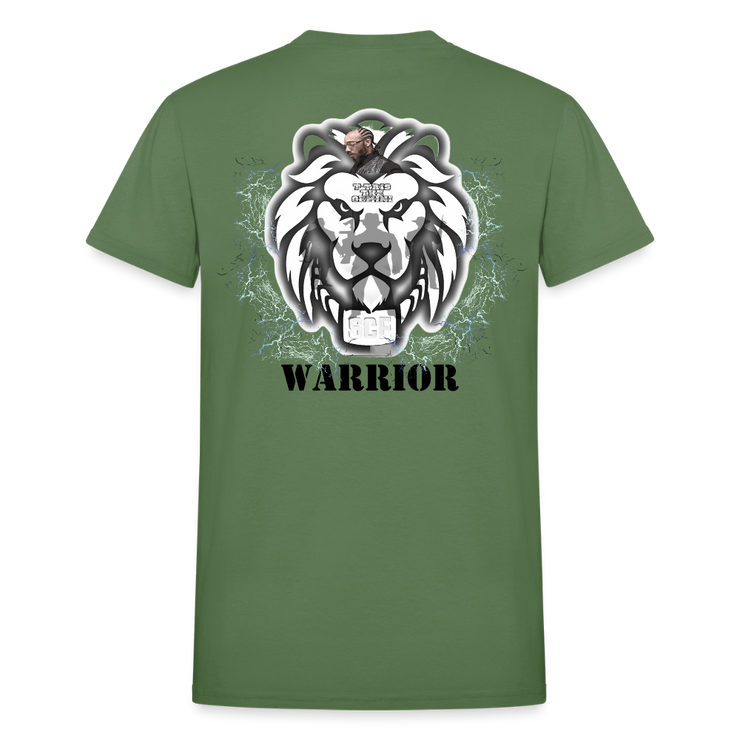 Gildan Ultra Cotton Adult T-Shirt ( T-TRIS THE GEMINI - SCE - WARRIOR - T-SHIRT ) - military green