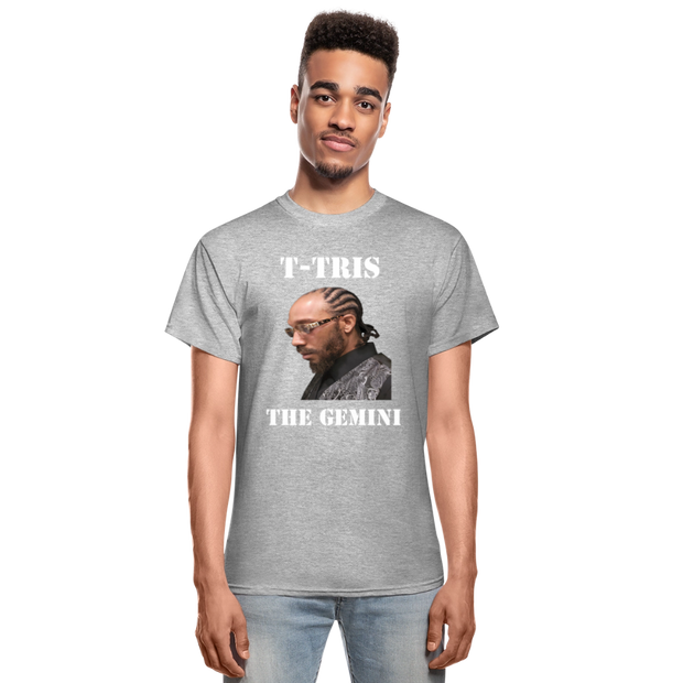 Gildan Ultra Cotton Adult T-Shirt ( T-TRIS THE GEMINI - SCE - WARRIOR - T-SHIRT ) - heather gray
