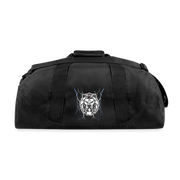 RECYCLED DUFFLE BAG ( SCE - RAP/HIP-HOP - MUSIC LABEL - PATRIOT - DUFFLE BAG - black