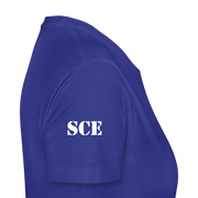 Gildan Ultra Cotton Ladies Adult T-Shirt ( SCE - WARRIORS HEART - T-SHIRT ) - royal blue
