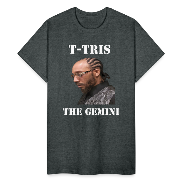 Gildan Ultra Cotton Adult T-Shirt ( T-TRIS THE GEMINI - SCE  - T-SHIRT ) - deep heather