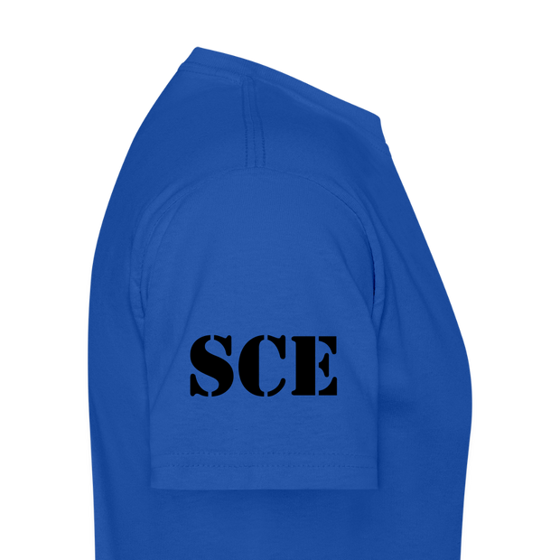 Gildan Ultra Cotton Adult T-Shirt ( T-TRIS THE GEMINI - SCE - WARRIOR - T-SHIRT ) - royal blue