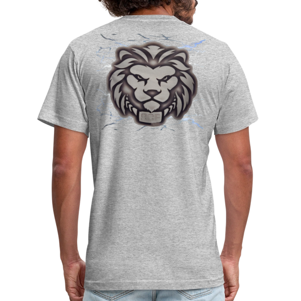 Unisex Jersey T-Shirt by Bella + Canvas ( SCE - T-TRIS THE GEMINI - NEVER SURRENDER - T-SHIRT ) - heather gray