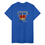 Gildan Ultra Cotton Adult T-Shirt ( T-TRIS THE GEMINI - WE KINGS - SCE - WARRIOR - T-SHIRT ) - royal blue