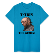 Gildan Ultra Cotton Adult T-Shirt ( T-TRIS THE GEMINI - SCE - WARRIOR - T-SHIRT ) - turquoise