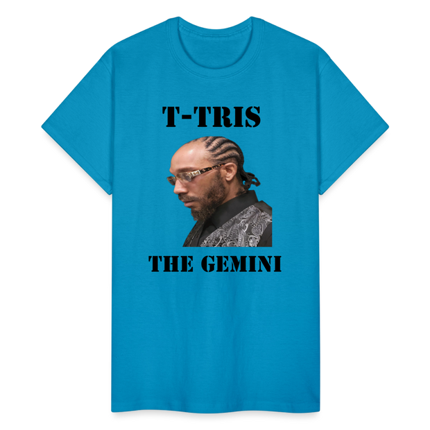 Gildan Ultra Cotton Adult T-Shirt ( T-TRIS THE GEMINI - SCE - WARRIOR - T-SHIRT ) - turquoise