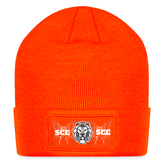 Patch Beanie ( SCE- WARRIOR - BEANIE ) - neon orange