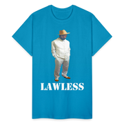 Gildan Ultra Cotton Adult T-Shirt ( T-TRIS THE GEMINI - SCE - LAWLESS - T-SHIRT ) - turquoise