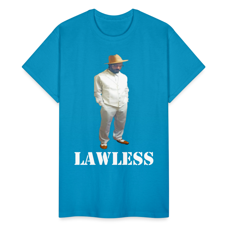 Gildan Ultra Cotton Adult T-Shirt ( T-TRIS THE GEMINI - SCE - LAWLESS - T-SHIRT ) - turquoise