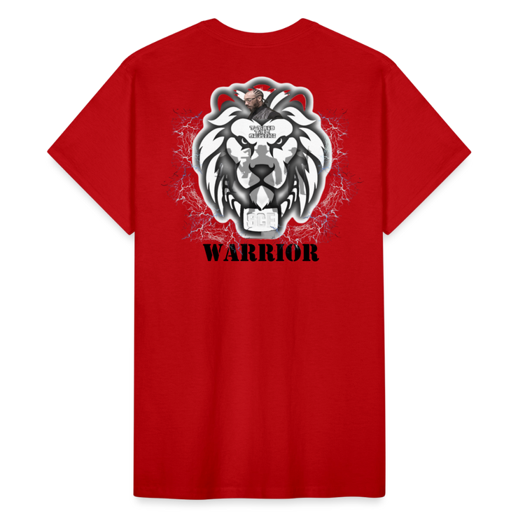 Gildan Ultra Cotton Adult T-Shirt ( T-TRIS THE GEMINI - SCE - WARRIOR - T-SHIRT ) - red