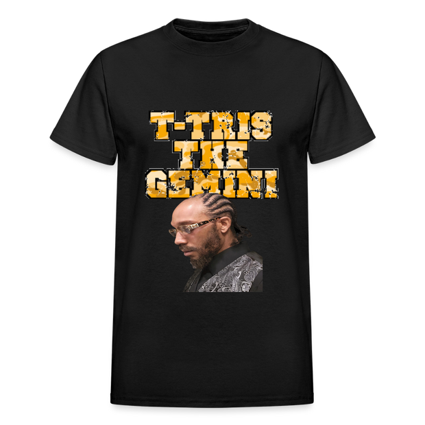 Gildan Ultra Cotton Adult T-Shirt ( T-TRIS THE GEMINI - WE KINGS - FEAT. K-MAR - T-SHIRT ) - black