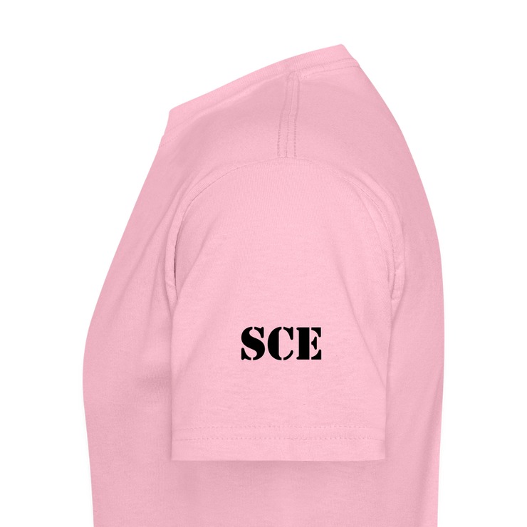 Gildan Ultra Cotton Adult T-Shirt ( T-TRIS THE GEMINI - LAWLESS ALBUM - SCE - WARRIOR - T-SHIRT ) - light pink