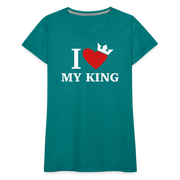 Gildan Ultra Cotton Ladies Adult T-Shirt ( SCE - WARRIORS HEART - T-SHIRT ) - teal