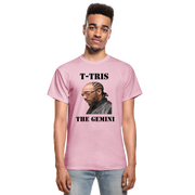 Gildan Ultra Cotton Adult T-Shirt ( T-TRIS THE GEMINI - SCE - WARRIOR - T-SHIRT ) - light pink