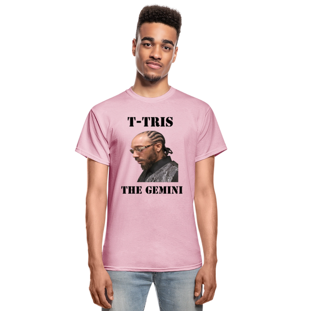 Gildan Ultra Cotton Adult T-Shirt ( T-TRIS THE GEMINI - SCE - WARRIOR - T-SHIRT ) - light pink