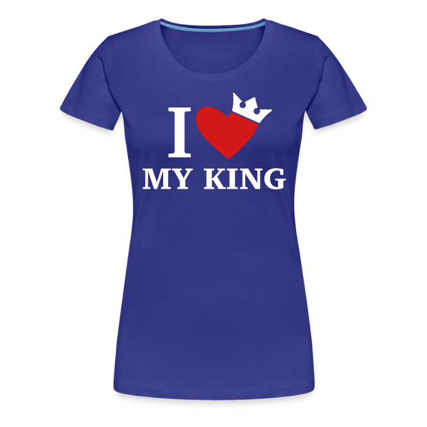 Gildan Ultra Cotton Ladies Adult T-Shirt ( SCE - WARRIORS HEART - T-SHIRT ) - royal blue