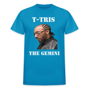 Gildan Ultra Cotton Adult T-Shirt ( T-TRIS THE GEMINI - SCE - WARRIOR - T-SHIRT ) - turquoise