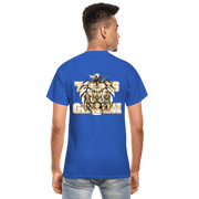 Gildan Ultra Cotton Adult T-Shirt ( T-TRIS THE GEMINI - LAWLESS ALBUM - SCE - WARRIOR - T-SHIRT ) - royal blue