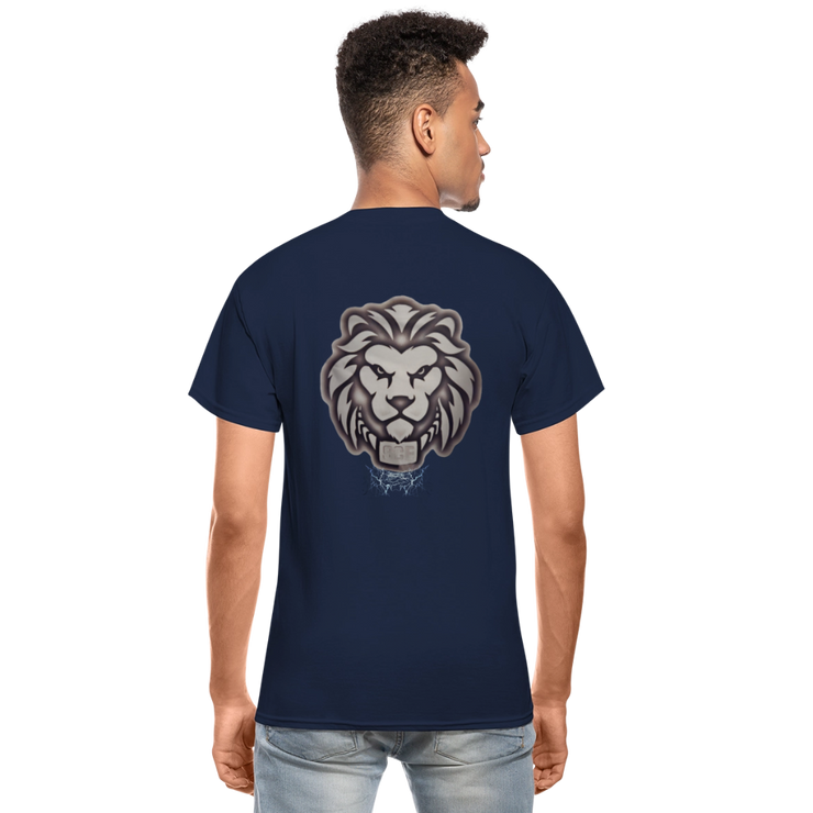 Gildan Ultra Cotton Adult T-Shirt ( T-TRIS THE GEMINI - SCE  - T-SHIRT ) - navy