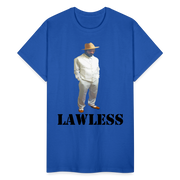 Gildan Ultra Cotton Adult T-Shirt ( T-TRIS THE GEMINI - LAWLESS ALBUM - SCE - WARRIOR - T-SHIRT ) - royal blue