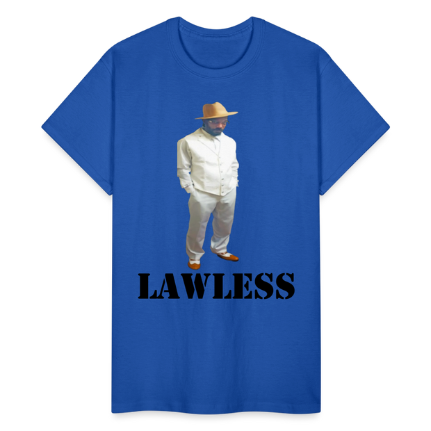 Gildan Ultra Cotton Adult T-Shirt ( T-TRIS THE GEMINI - LAWLESS ALBUM - SCE - WARRIOR - T-SHIRT ) - royal blue