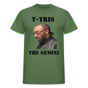 Gildan Ultra Cotton Adult T-Shirt ( T-TRIS THE GEMINI - SCE - WARRIOR - T-SHIRT ) - military green