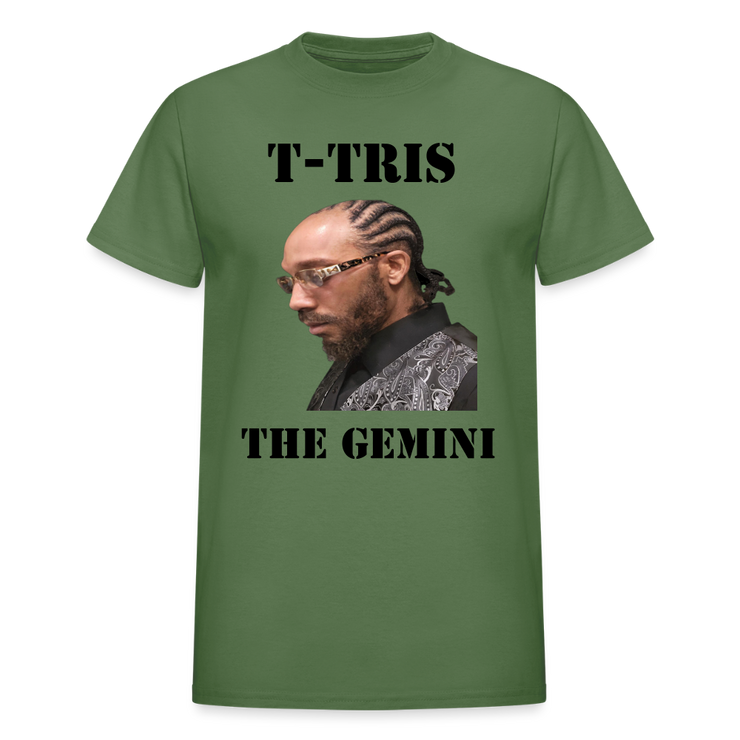 Gildan Ultra Cotton Adult T-Shirt ( T-TRIS THE GEMINI - SCE - WARRIOR - T-SHIRT ) - military green