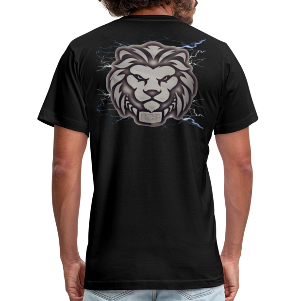 Unisex Jersey T-Shirt by Bella + Canvas ( SCE - T-TRIS THE GEMINI - NEVER SURRENDER - T-SHIRT ) - black
