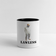 BestSub Contrast Coffee Mug ( T-TRIS THE GEMINI - LAWLESS ALBUM - SCE - WARRIOR - COFFEE MUG ) - white/black
