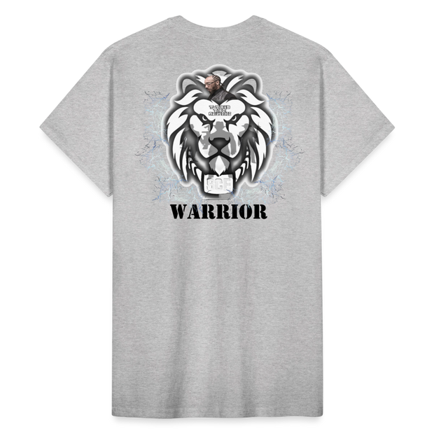 Gildan Ultra Cotton Adult T-Shirt ( T-TRIS THE GEMINI - SCE - WARRIOR - T-SHIRT ) - heather gray
