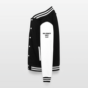 ADW is Just Hoods - SCE - VARSITY JACKET - black/white