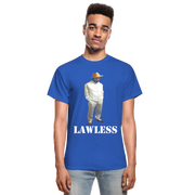 Gildan Ultra Cotton Adult T-Shirt ( T-TRIS THE GEMINI - SCE - LAWLESS - T-SHIRT ) - royal blue