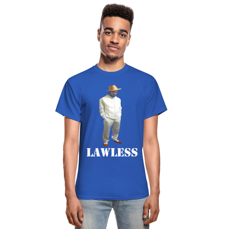 Gildan Ultra Cotton Adult T-Shirt ( T-TRIS THE GEMINI - SCE - LAWLESS - T-SHIRT ) - royal blue