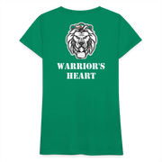 Gildan Ultra Cotton Ladies Adult T-Shirt ( SCE - WARRIORS HEART - T-SHIRT ) - kelly green