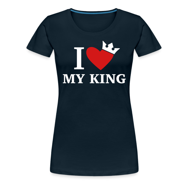 Gildan Ultra Cotton Ladies Adult T-Shirt ( SCE - WARRIORS HEART - T-SHIRT ) - deep navy