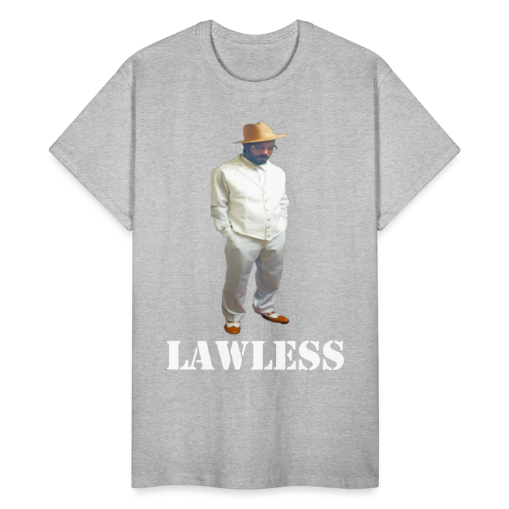 Gildan Ultra Cotton Adult T-Shirt ( T-TRIS THE GEMINI - SCE - LAWLESS - T-SHIRT ) - heather gray