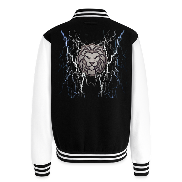 ADW is Just Hoods - SCE - VARSITY JACKET - black/white