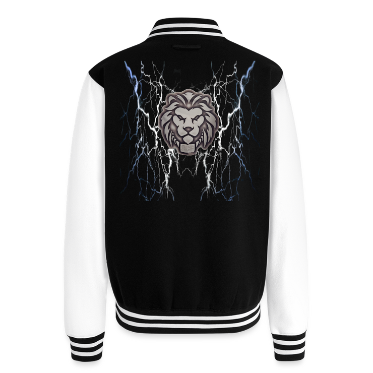 ADW is Just Hoods - SCE - VARSITY JACKET - black/white