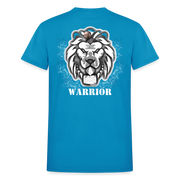 Gildan Ultra Cotton Adult T-Shirt ( T-TRIS THE GEMINI - SCE - WARRIOR - T-SHIRT ) - turquoise
