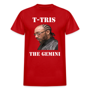 Gildan Ultra Cotton Adult T-Shirt ( T-TRIS THE GEMINI - SCE  - T-SHIRT ) - red