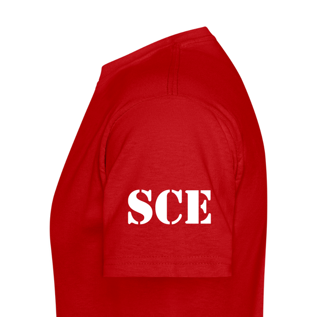 Gildan Ultra Cotton Adult T-Shirt ( T-TRIS THE GEMINI - SCE  - T-SHIRT ) - red