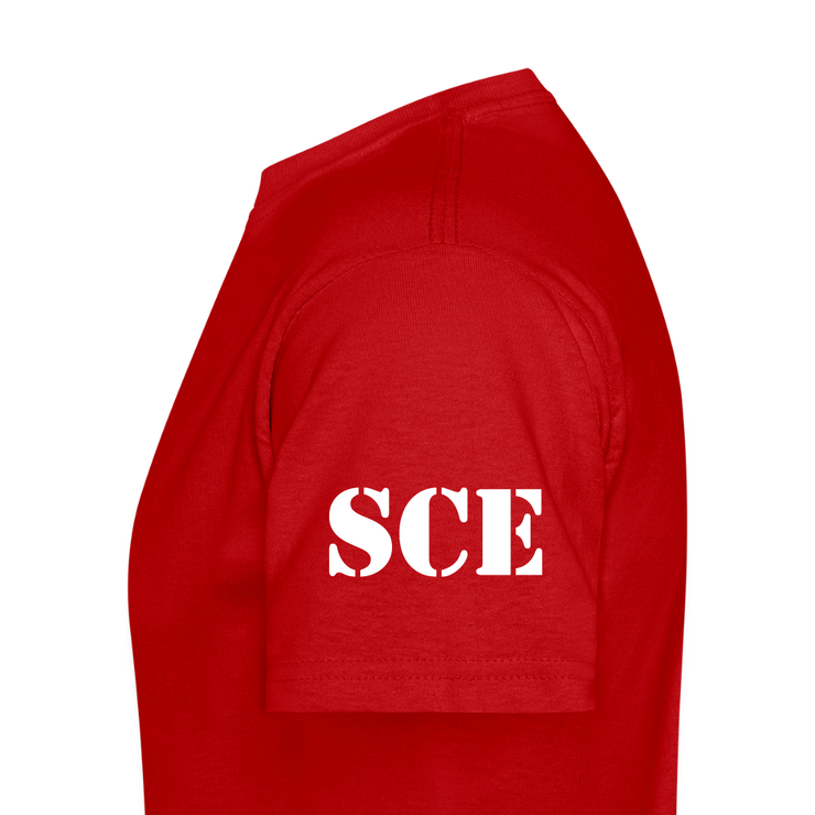 Gildan Ultra Cotton Adult T-Shirt ( T-TRIS THE GEMINI - SCE  - T-SHIRT ) - red