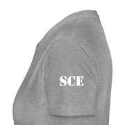 Gildan Ultra Cotton Ladies Adult T-Shirt ( SCE - WARRIORS HEART - T-SHIRT ) - heather gray