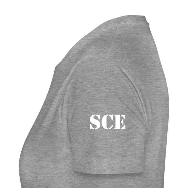 Gildan Ultra Cotton Ladies Adult T-Shirt ( SCE - WARRIORS HEART - T-SHIRT ) - heather gray