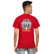 Gildan Ultra Cotton Adult T-Shirt ( T-TRIS THE GEMINI - SCE - WARRIOR T-SHIRT ) - red