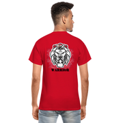 Gildan Ultra Cotton Adult T-Shirt ( T-TRIS THE GEMINI - SCE - WARRIOR - T-SHIRT ) - red